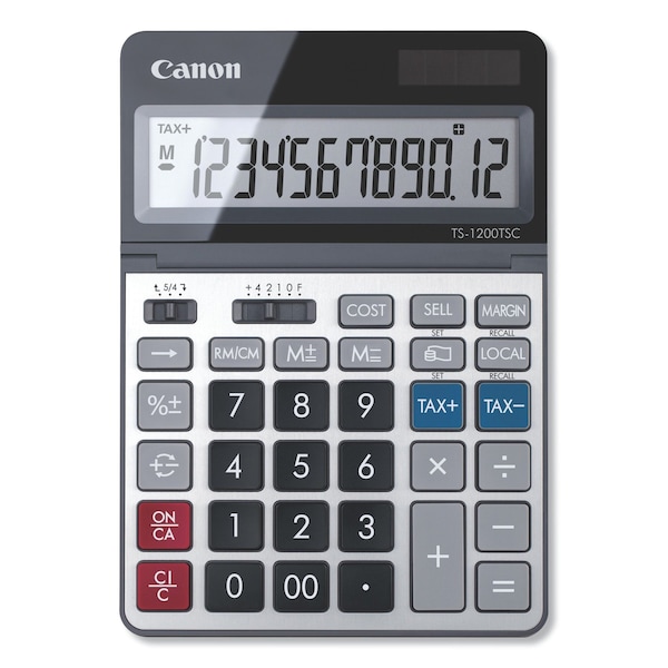 Canon TS-1200TSC Desktop Calculator, 12-Digit LCD 2468C001 - main